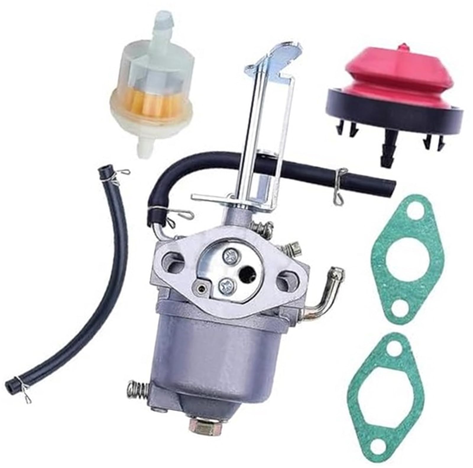 Demulax One Color Engine Fuel Mixing Carb Carburetor, For Snowblower Models 119-1980 Power Clear 180 Pc180 418Zr 418Ze 119-1928 119-1570 120-4427 119-1971 With Gaskets Oil Bubble