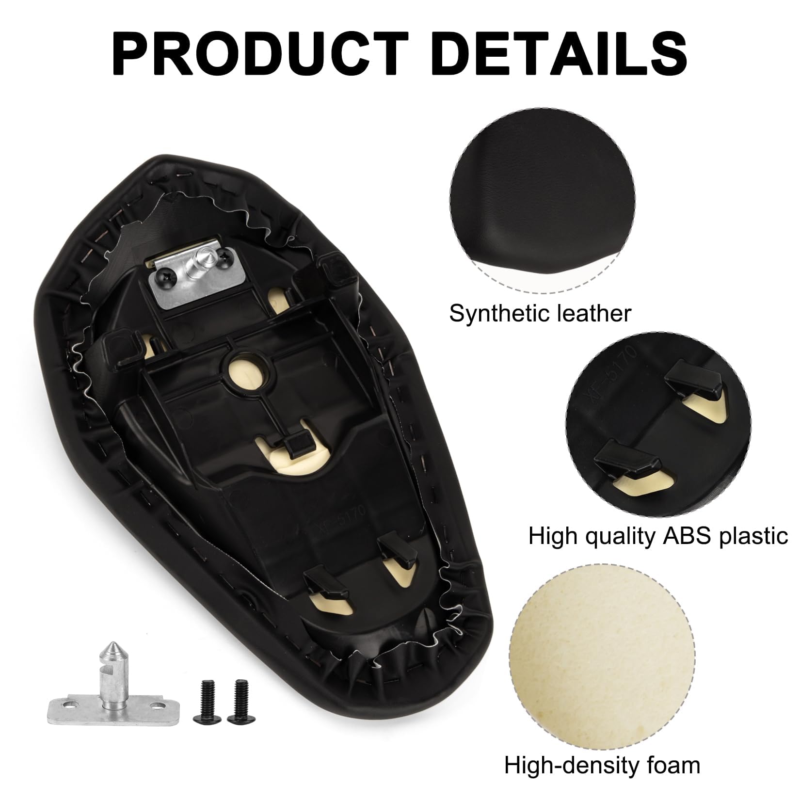 Amazon | バイク シート オートバイ用 リアシート クッション 後部助手