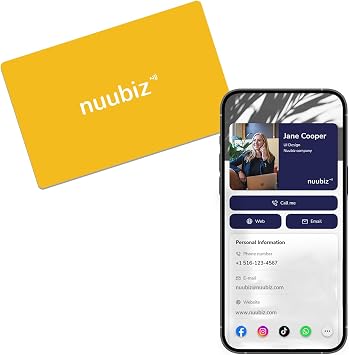 Digital Business Card - NFC Business Card with QR Code - No Apps, No Fees Create Your Profile in Minutes & Update Anytime Smart Tap to Share & Networking Easy One-Tap Contact Saving