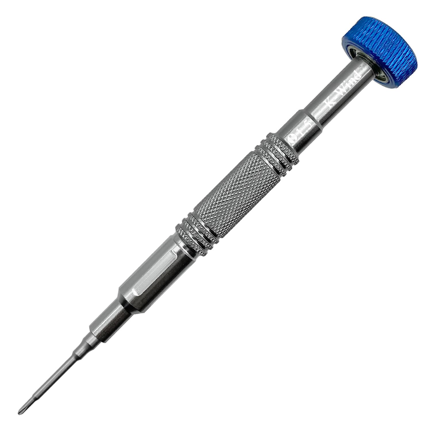 Kannony Wind Phillips #000 1.5mm Screwdriver, PH000, Magnetic Tip, Rotating Cap, Aluminum Alloy
