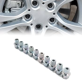 ズーマー リアホイール用ラグナット＆取り付けボルトセット② Amazon | GZYF 車用ホイールロックナットボルトキーアダプター
