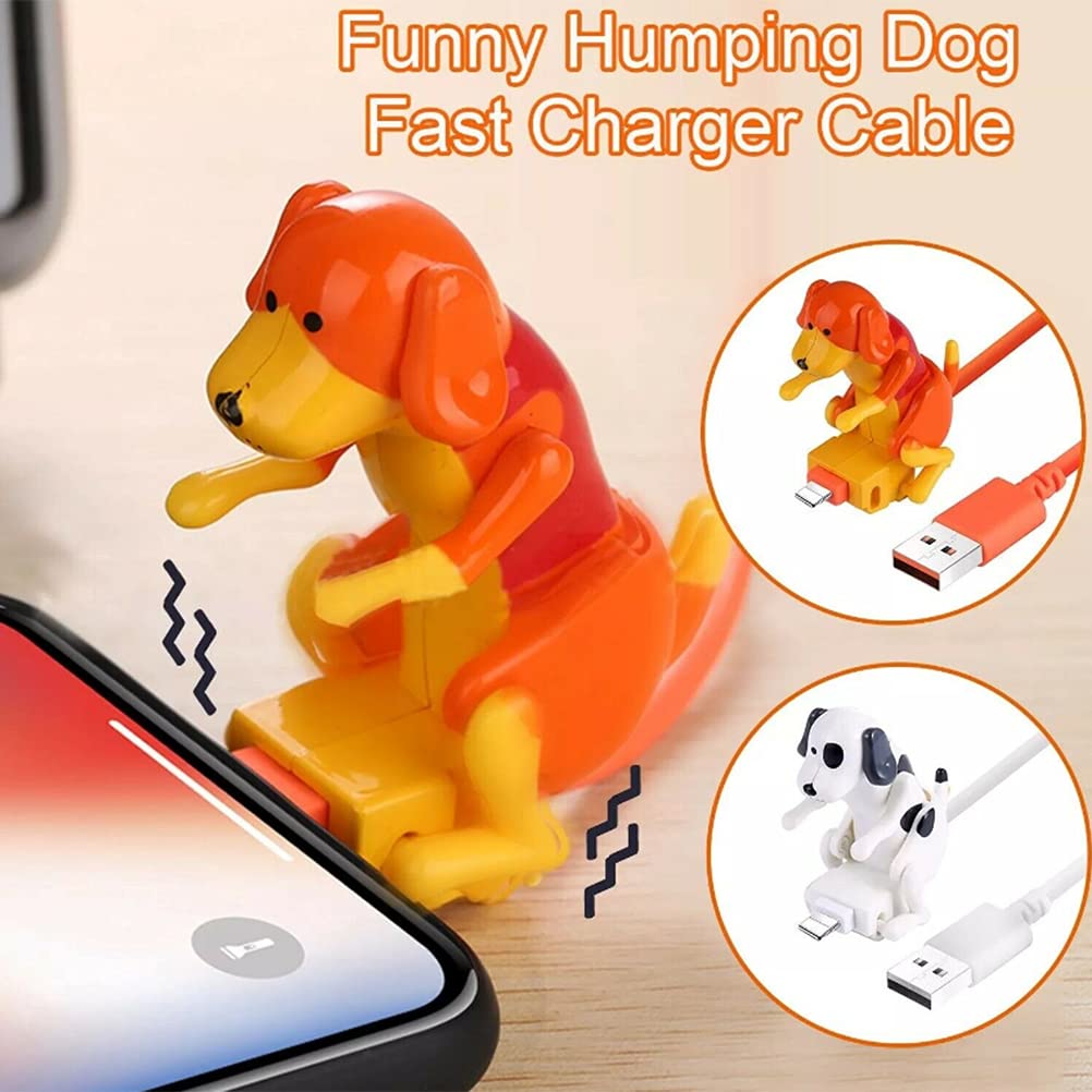 Eeneme Funny Rogue Dog - Cavo dati per ricarica veloce, per smartphone, cavo USB per vari modelli di telefono cellulare (tipo C)