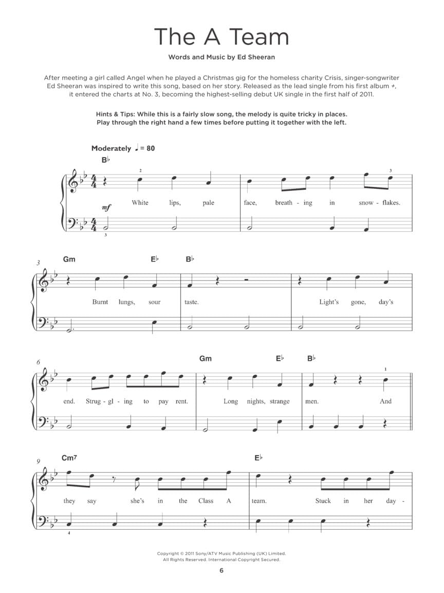 Ed Sheeran - REALLY EASY Piano: 40 Ed Sheeran Songs
