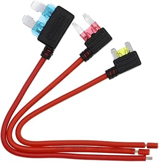 1PCS 12V 5A 10A 15A 20A Car Fuse Holder Additional Circuit TAP Adapter Micro Standard ATM APM Blade Mini Medium Simple Safety Device (Color : Mini_20A, Size : 1PCS)