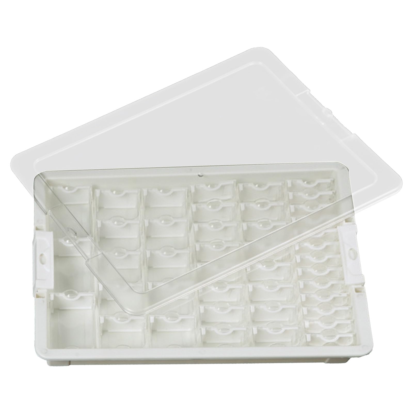 Linvimia Multipurpose Bead Organization Craft Beads Storage Container with Compartments Jewelry Accessories Organizers Dustproof Bead Storage