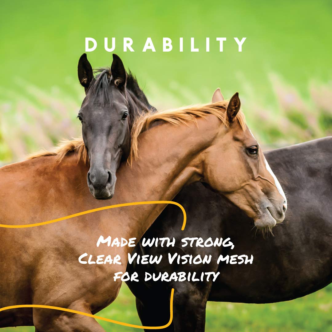 Masque Anti-mouches Pour Cheval Pro-Force Avec Oreilles - Gris - Manna Pro