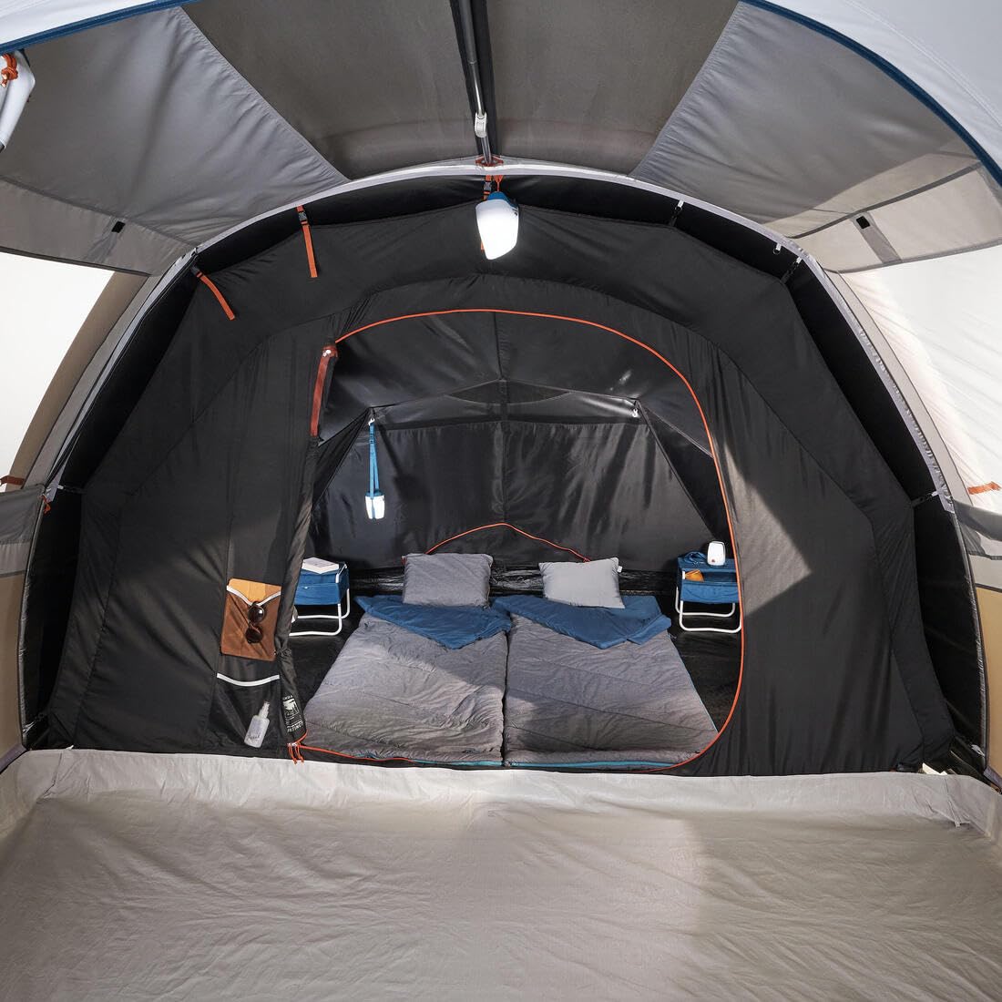 Decathlon Air Seconds 4.1 Inflatable Fresh And Black Family Tent