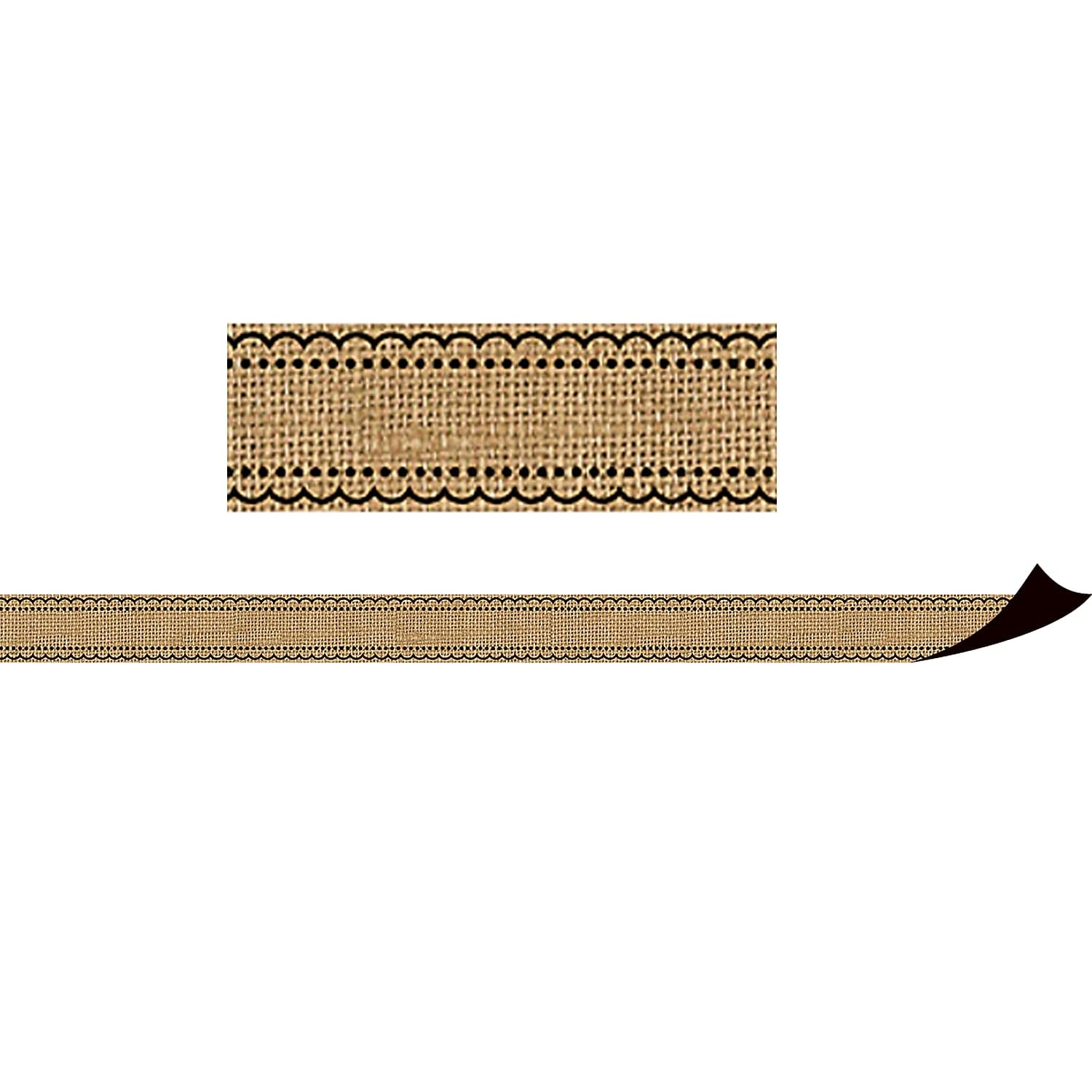 Teacher Created Resources Burlap Magnetic Border (TCR77391)
