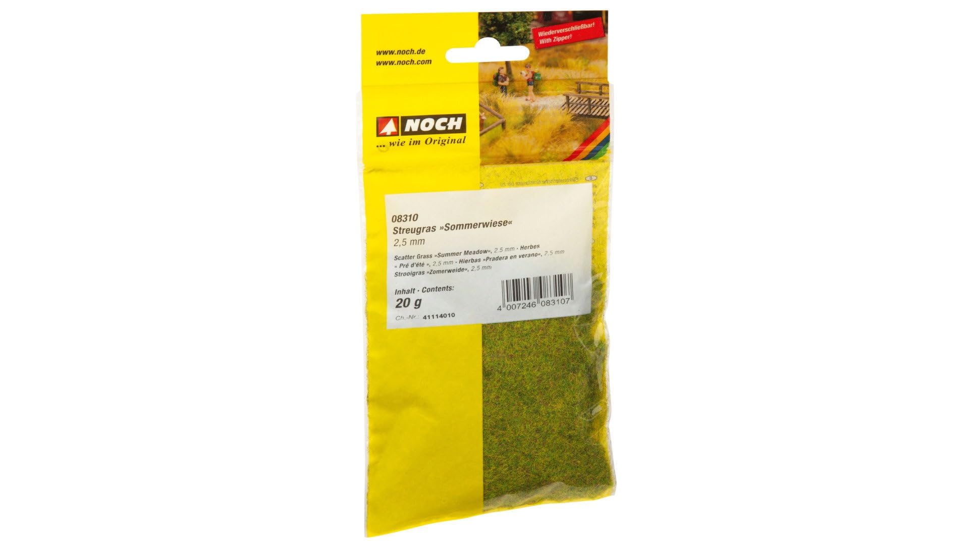 Noch 08310 Static Grass Summer Meadow Grass 2.5mm 20g