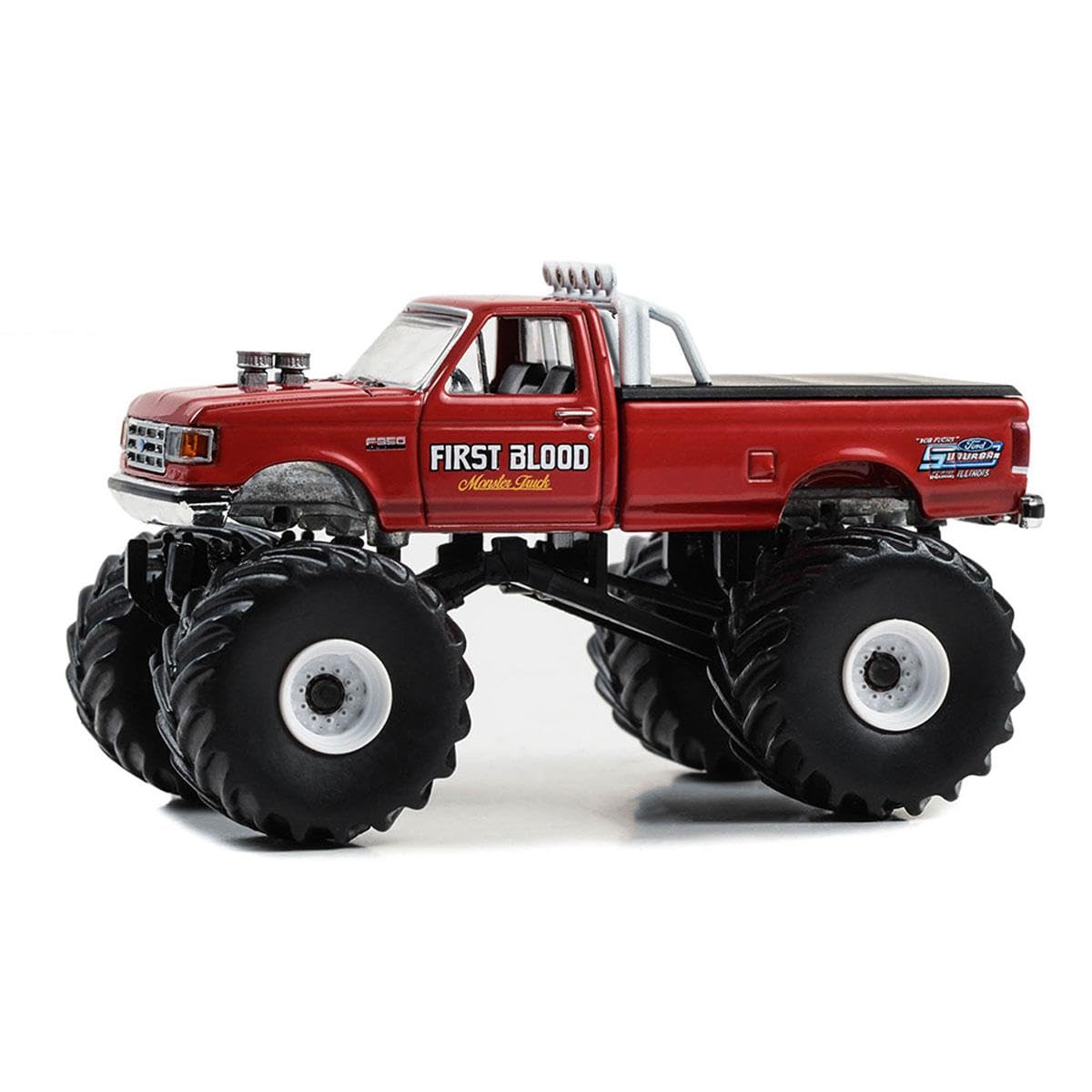 Greenlight 1/64 1990 Ford F-350, First Blood, Kings of Crunch Series 14 49140-F