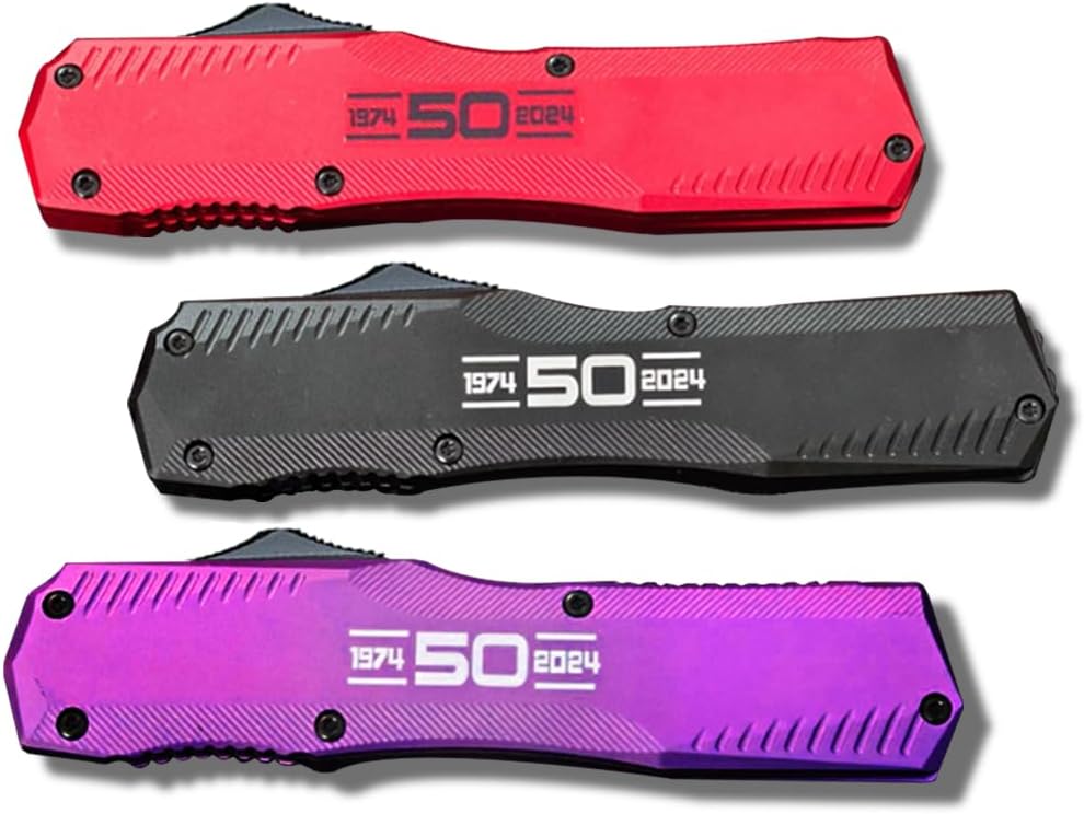 EDC Knife 3.3" CPM-Magnacut Two-Tone Reverse Tanto Blade (Black)