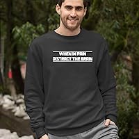 Vista 5 de Helpful Tips and Relief for Book Lover, a Great Gift for Cousin - Funny Tips for Distracting Your Brain Quote on Men Women Multi Size Black