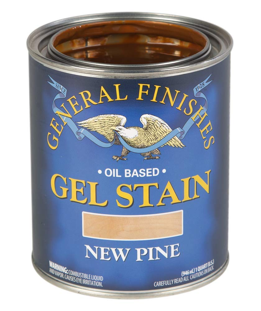 General Finishes Oil Base Gel Stain, 1 Quart, New Pine