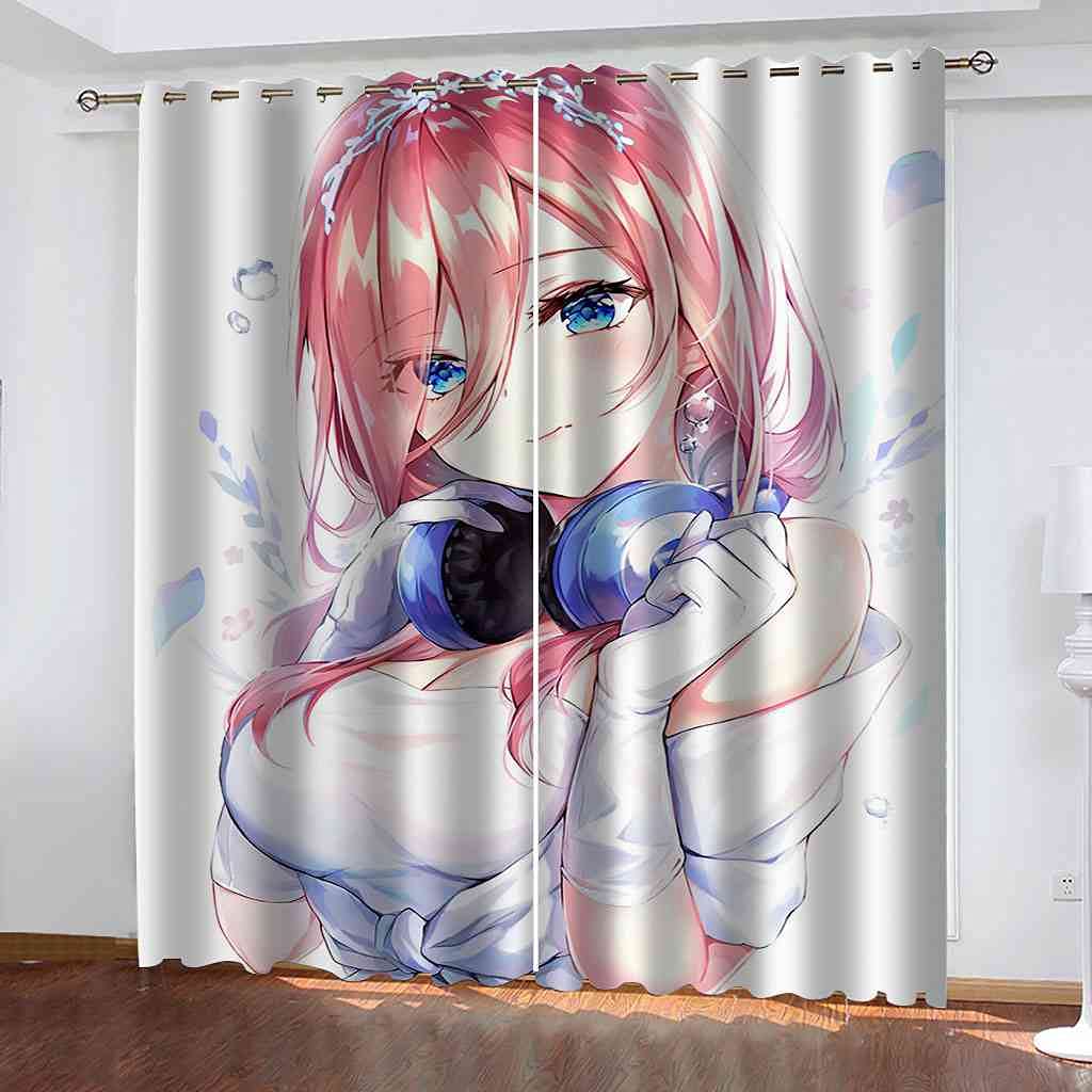 Rideaux occultants d'enfant 3D polyester phonique 264x242cm