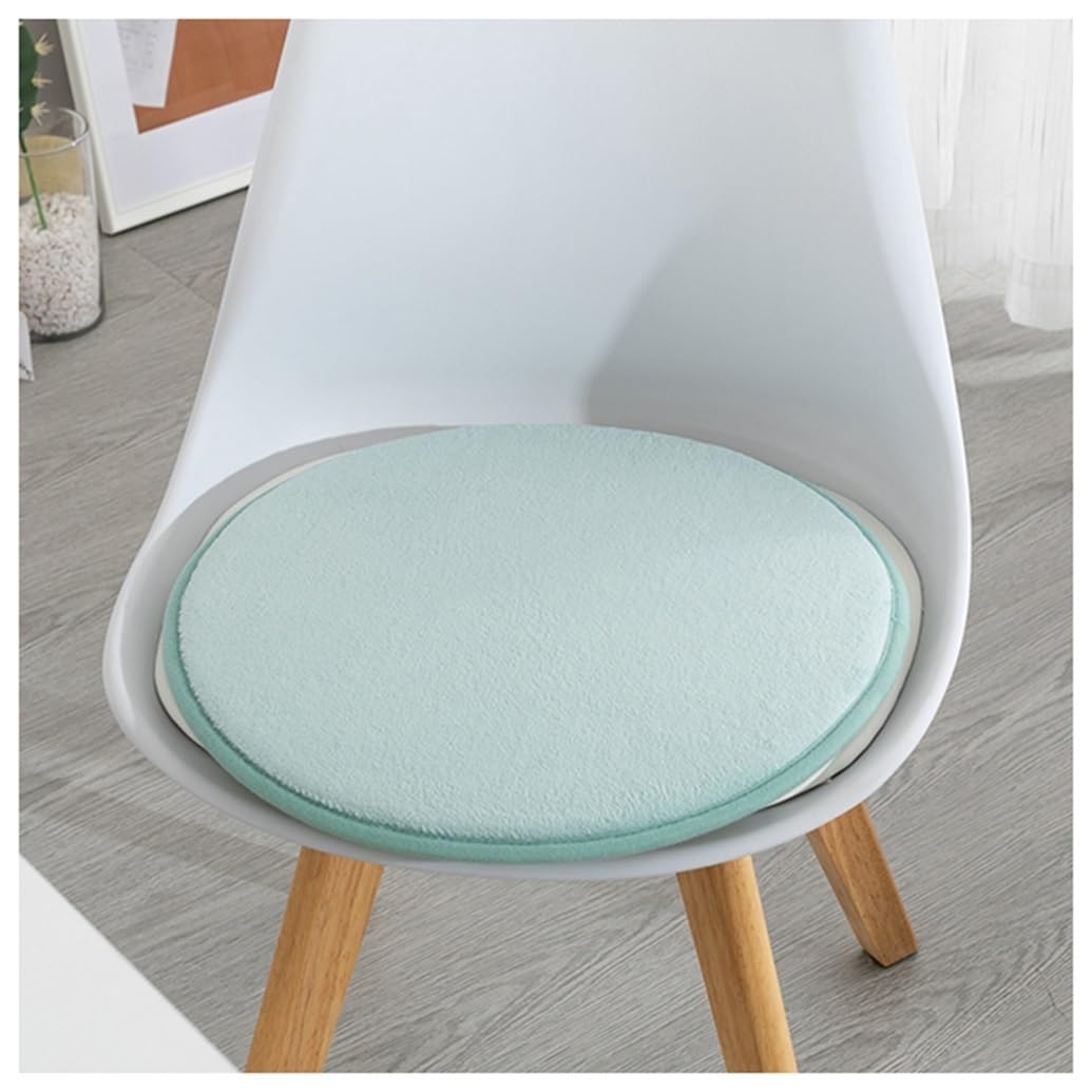 MOODMUSE (1/2/4 Pack) Round Stool Chair Cushion,Non Slip Memory Foam Seat Cushion,Chair Pad Seat Pads For High Stool Patio Dining Kitchen Office (Color : Emerald Green, Size : 33cm(4packs))