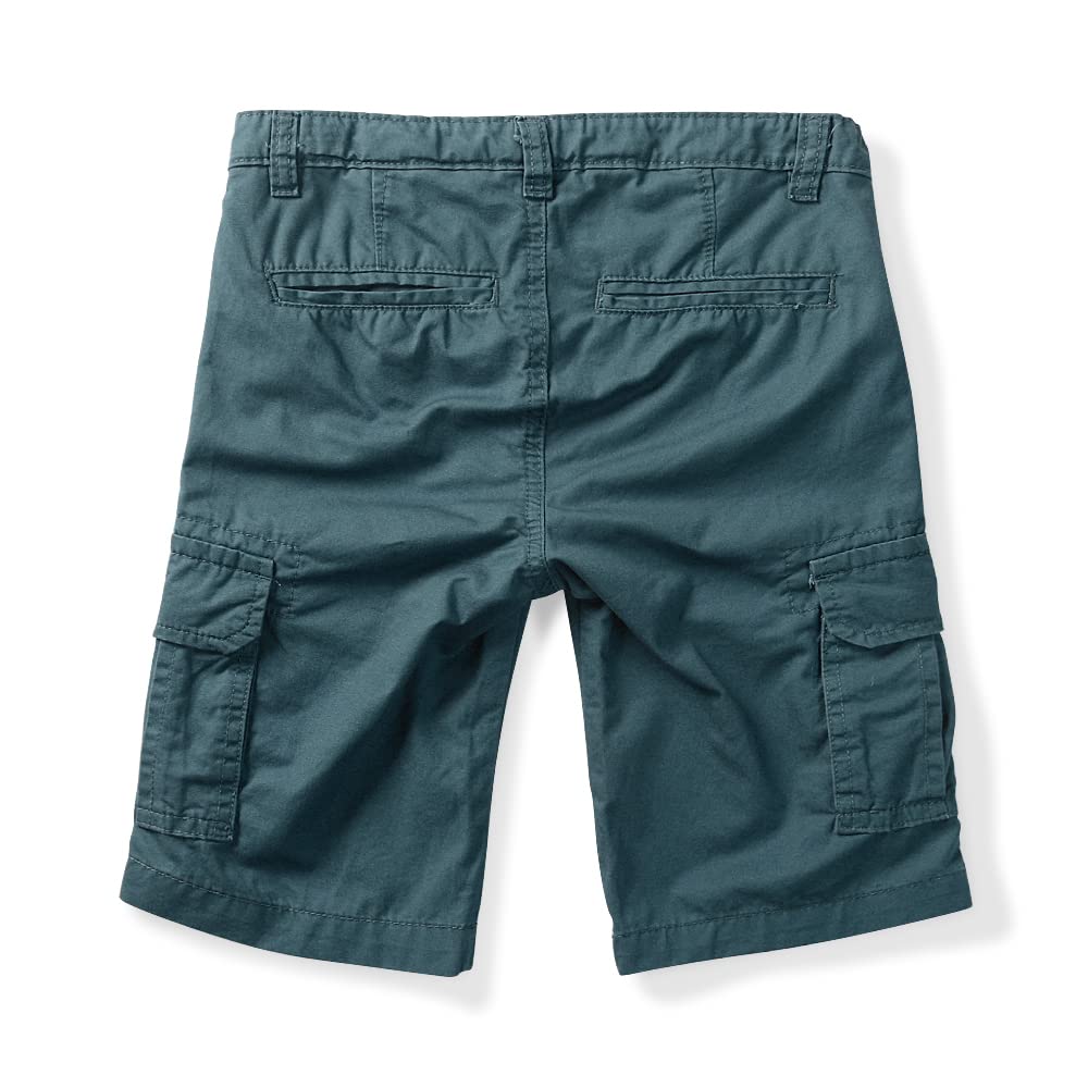Aeslech Little Big Boys' Casual Cargo Shorts Lightweight Multi Pockets Summer