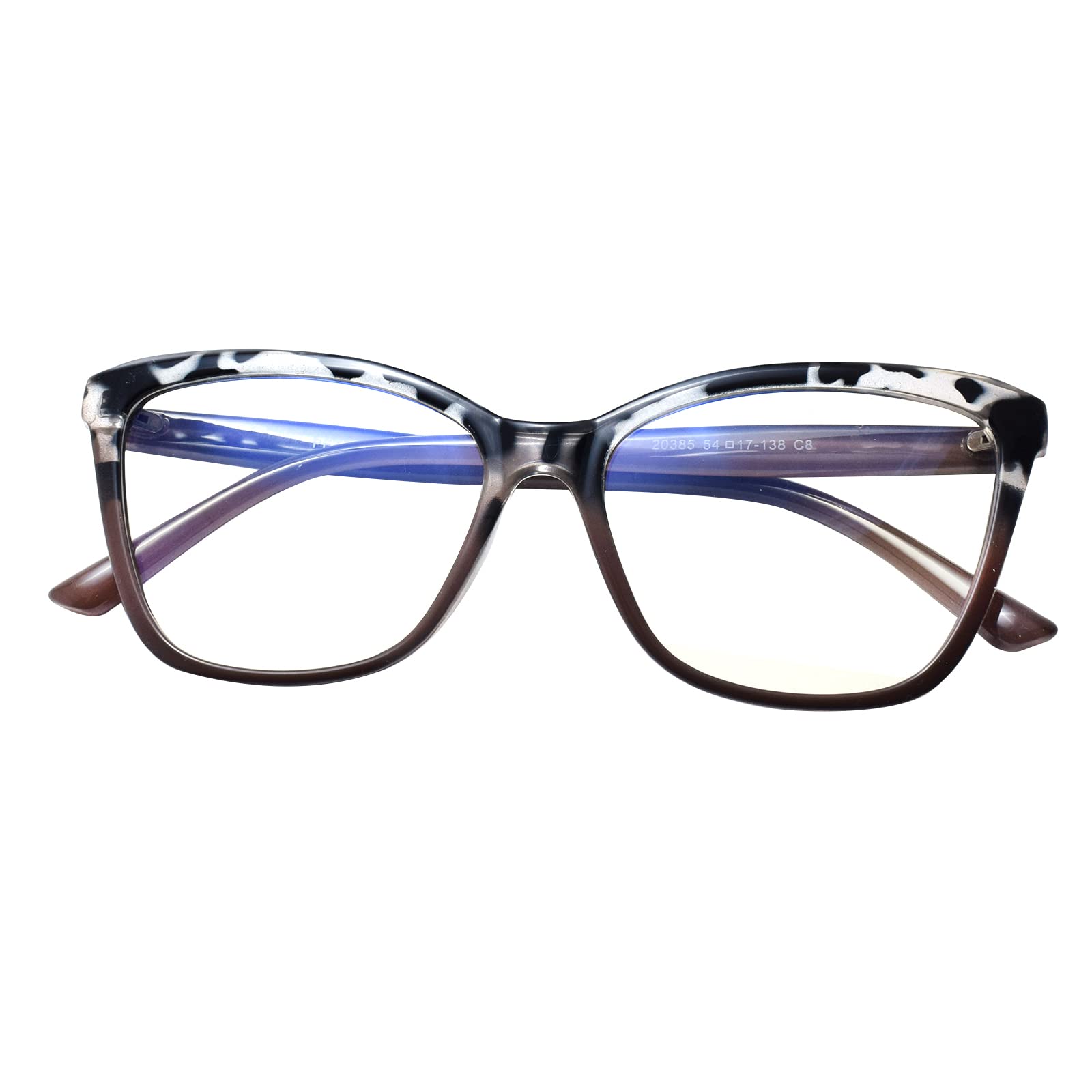 Peter Jones Demi Brown Transparent Cateye Large Blue Light Blocking Computer/Gaming Glasses for Women/Girls (20385DA) (B0BV7BMSCD) Amazon Price History, Amazon Price Tracker