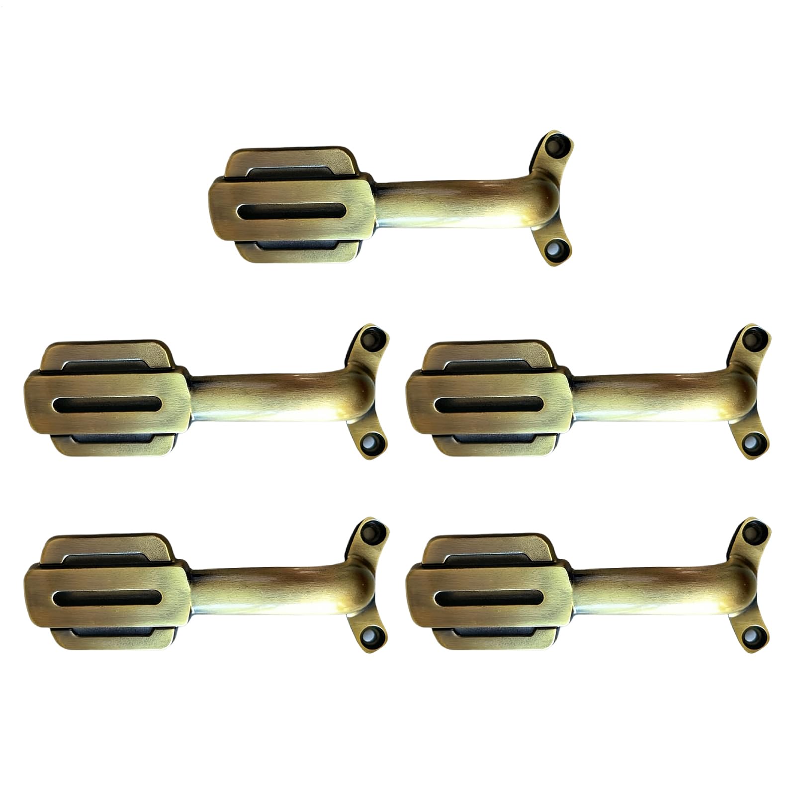 Brazos para ventilador de techo, soporte de montaje de aluminio ligero de 5 piezas