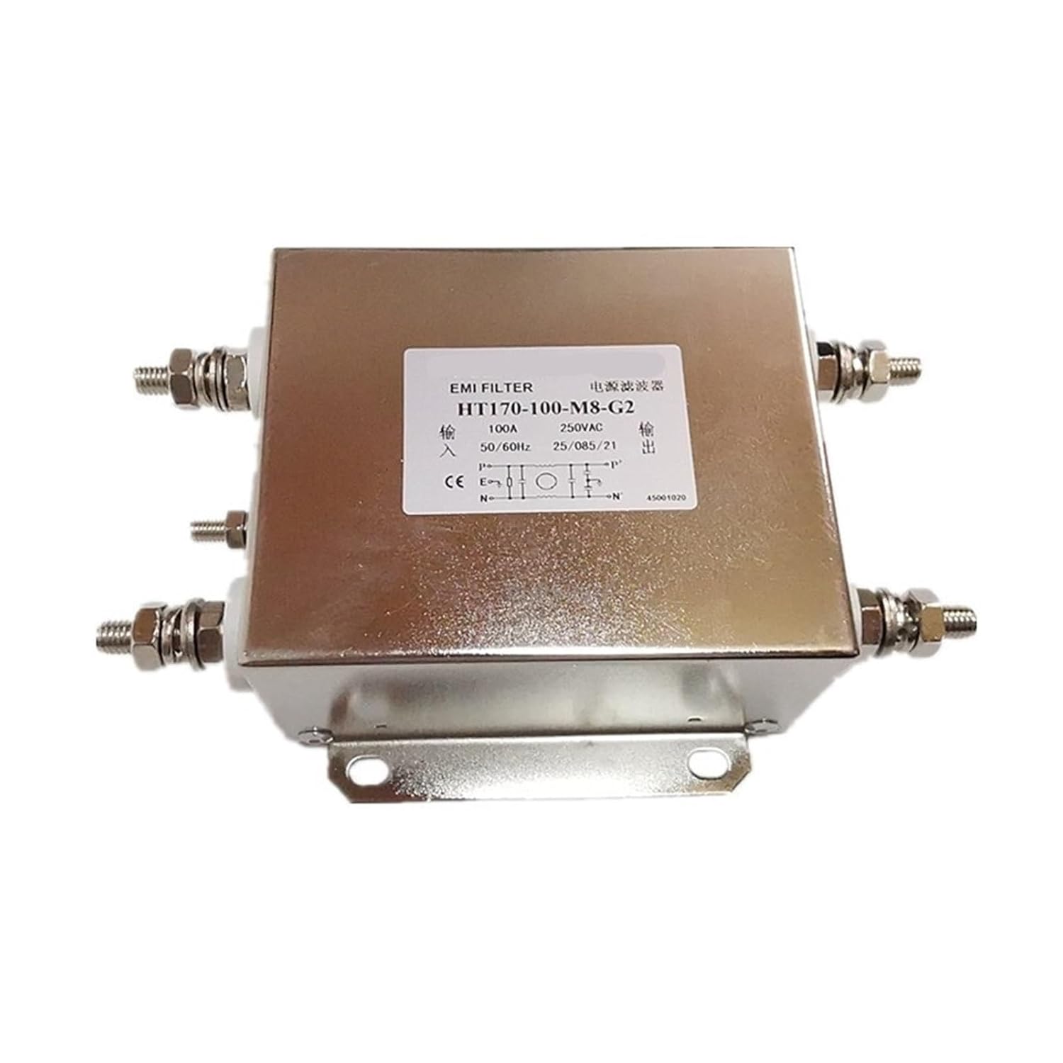 HT170 Series B2 B3 Power Filter 10A 16A 20A 30A 50A(HT170-16-L8-B3 16A)