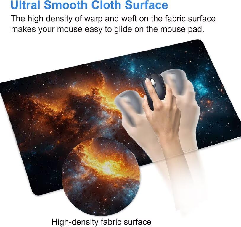 Tapis de Souris XXL Antidérapant pour Protéger Votre Bureau