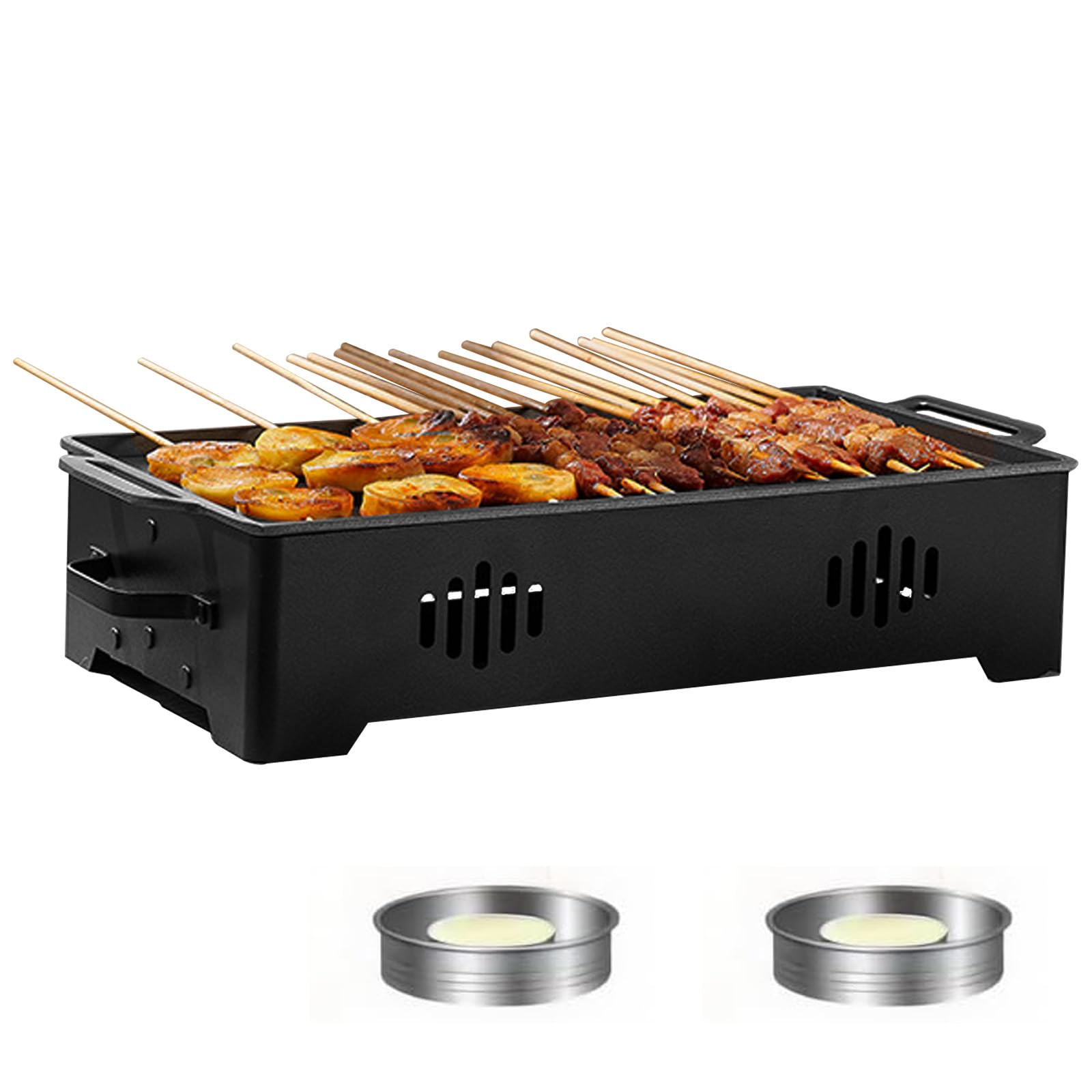 Récipient de maintien au chaud nomade et autonome pour barbecue