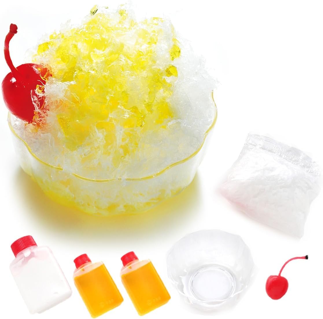 Japanese Food Sample DIY Kit Lemon Shaved Ice Replica Resin Craft Japan