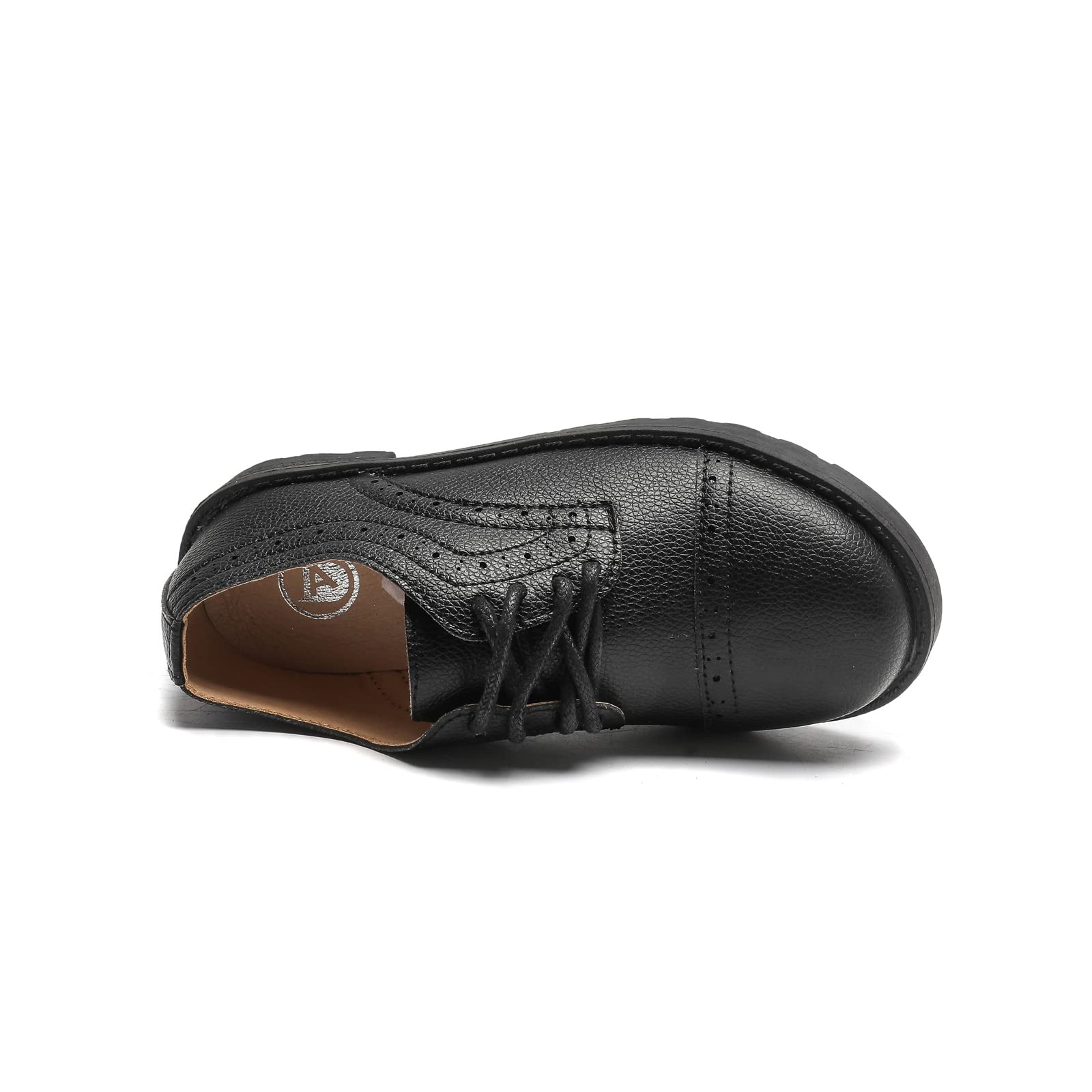 PPXID Jungen Schnürhalbschuhe Schule Uniform Hochzeit Anzugschuhe