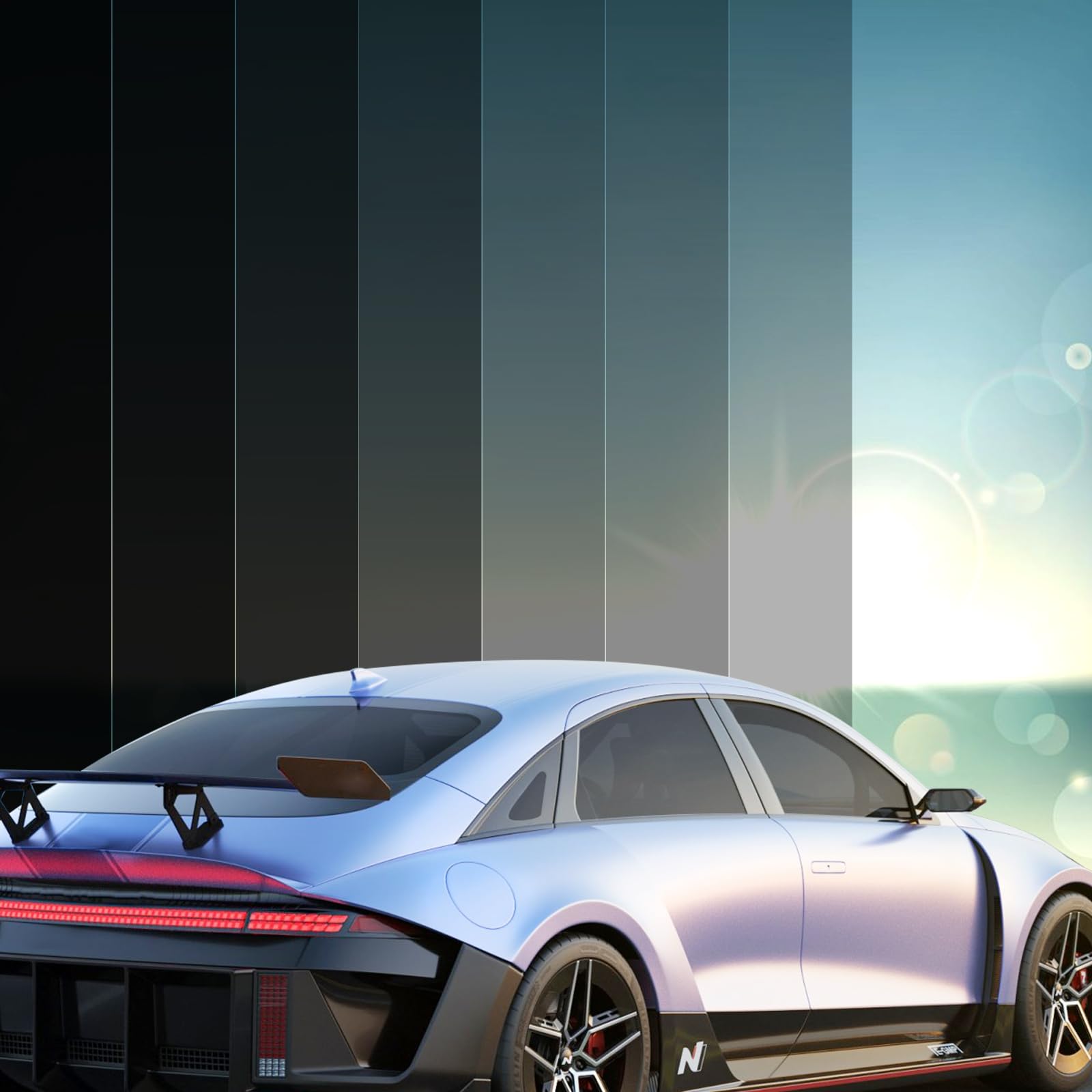 Car Window Tint 24" in x 15'Ft with 20% VLT, Nano Ceramic Window Tint Film for Car, UV&IR Protection Heat Insulation Anti-Explosion Scratch Resistant