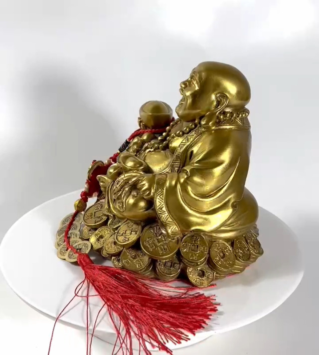 Amazon.com: WEALTHCOMING Laughing Buddha Statues,Wealth Buddha