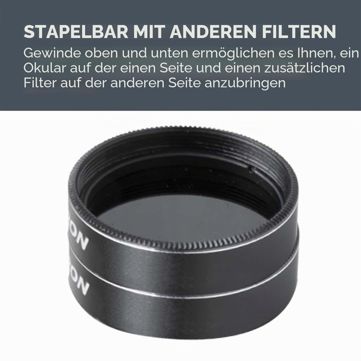 Celestron 94119-A 1.25 inch Moon Filter, Black