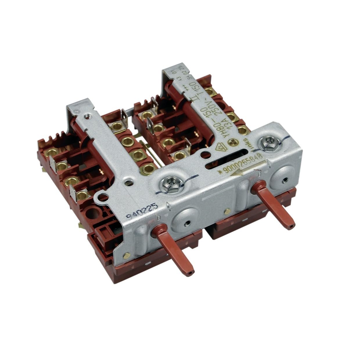 easyPART Kompatibel/Ersatz für BOSCH 00643740 Kochplattenschalterblock Schalterblock links 2facher Energieregler Kochfeld Herd Siemens 643740 YH80-150 Kochplatten stufenlose Regulierung eingesetzt in