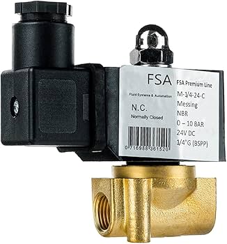 FSA Magnetventil Messing 1/4