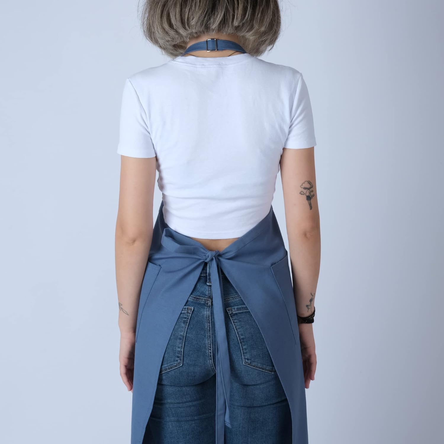 makemake Tools | Split-Leg Waterproof Unisex Pottery Apron for Pottery Artist | Ceramic Coveralls | Claypron | Florist Gown