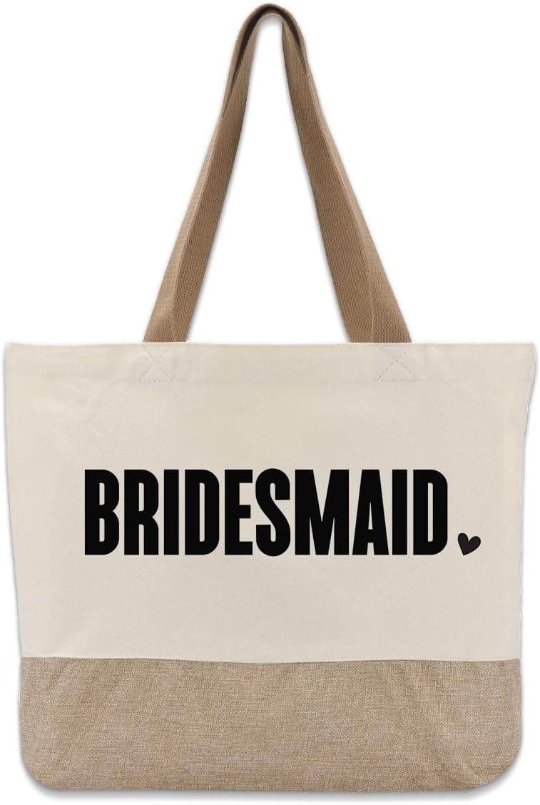 Bridal Shower Gifts for Bride to Be Canvas Tote Bag, Engagement Gifts for Her Women, Bachelorette Gifts for Bride Future Mrs Bridesmaid