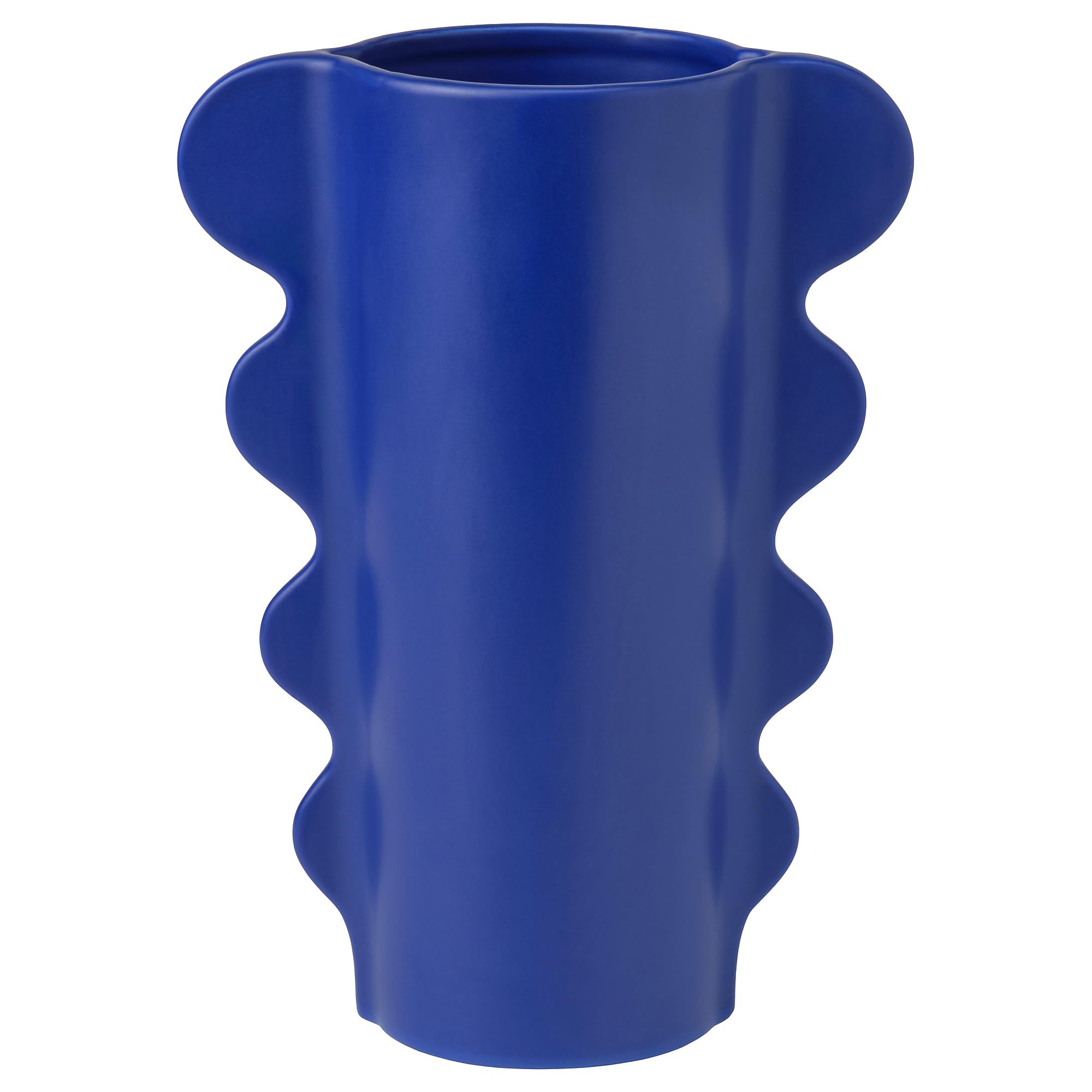 Vase bleu foncé DOFTBRÄKEN de 28 cm pour compositions florales