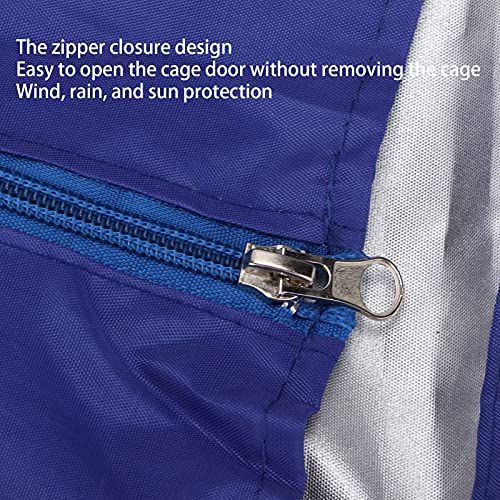 Image of Zerodis Bird Cage Cover, Pets Product Universal Birdcage Cover Blackout Birdcage Cover Cage Cover Shade Pet Universal Blackout Breathable Material