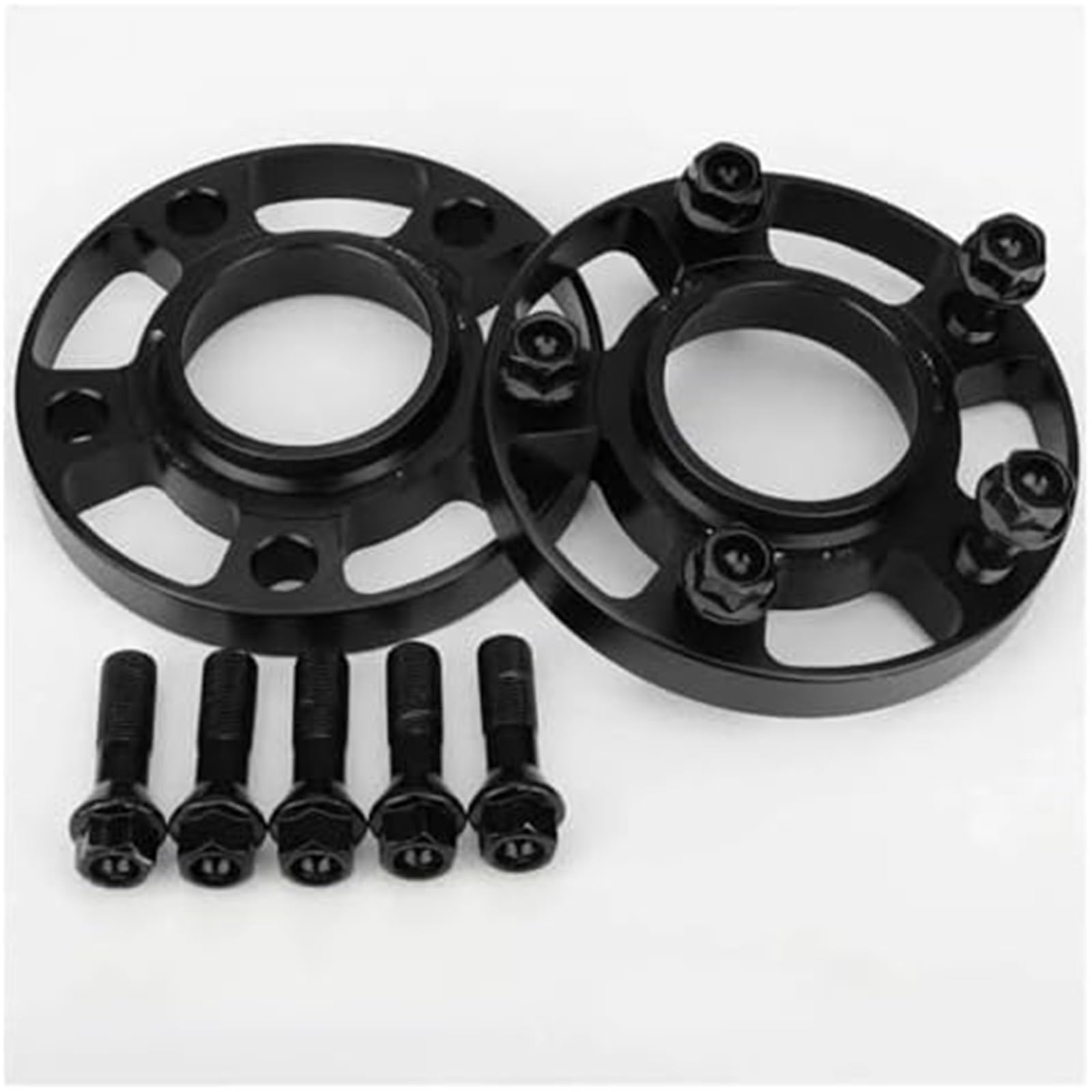 Dystans koła zawieszenia Adaptery dla kół 2 sztuki 12/15/20 mm 7075 kute aluminiowe przekładki Pcd 5X120 Cb 72,5, Bmw F20 F21 F30 F31 F80 F82(BLACK 2PCS 20MM)
