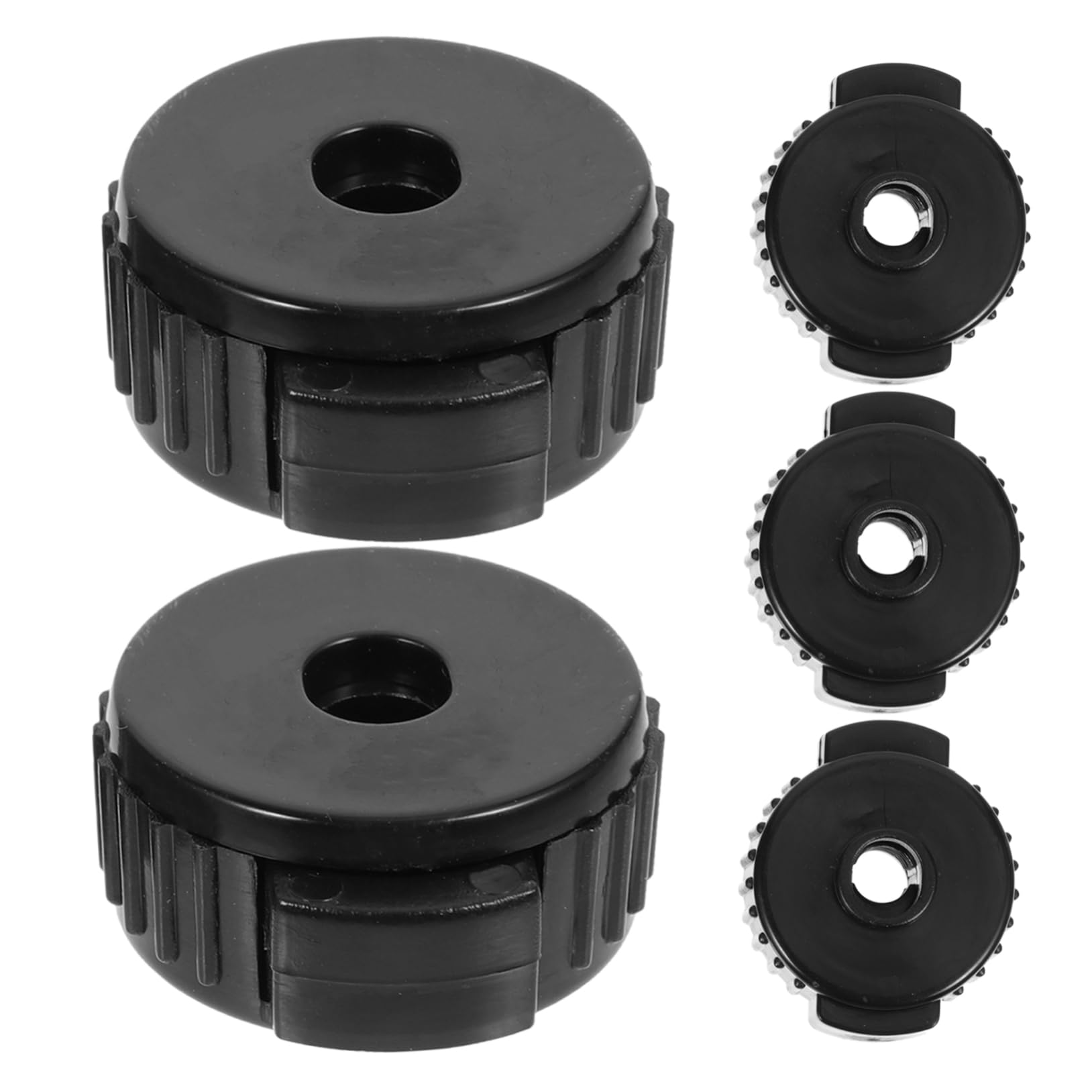 Levemolo Drum Cymbal Nuts Quick Release 5pcs Plastic Drum Accessories Set Replacement Nuts