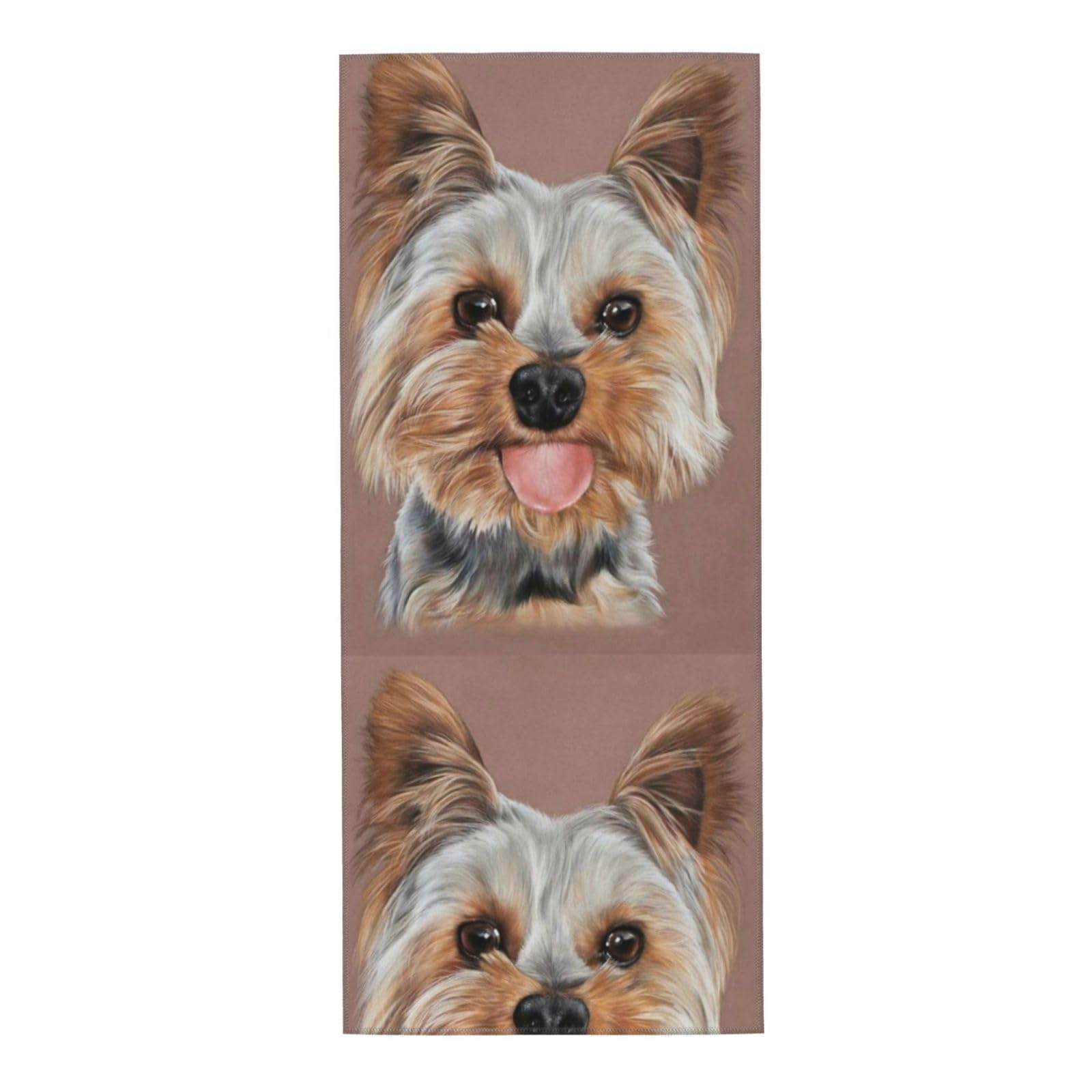 LSRCPD Towel 30 x 70 cm,Hand Towel, Soft Bath hand towels for Kitchen Hotel Gym Laundry RoomDog Cute Yorkshire Terrier Teacup