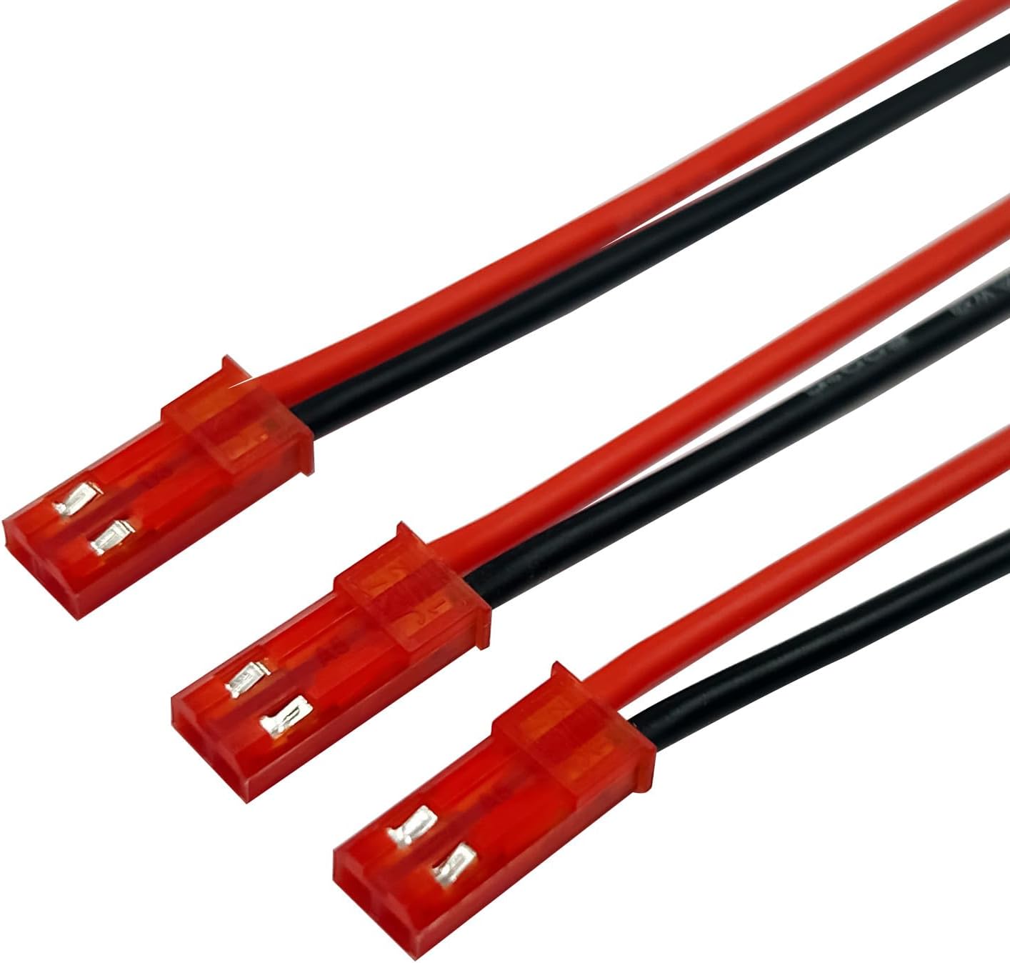 20Pairs 100mm 20AWG Male Female Connector JST Plug Cable for RC BEC Battery Helicopter DIY FPV Drone Quadcopter