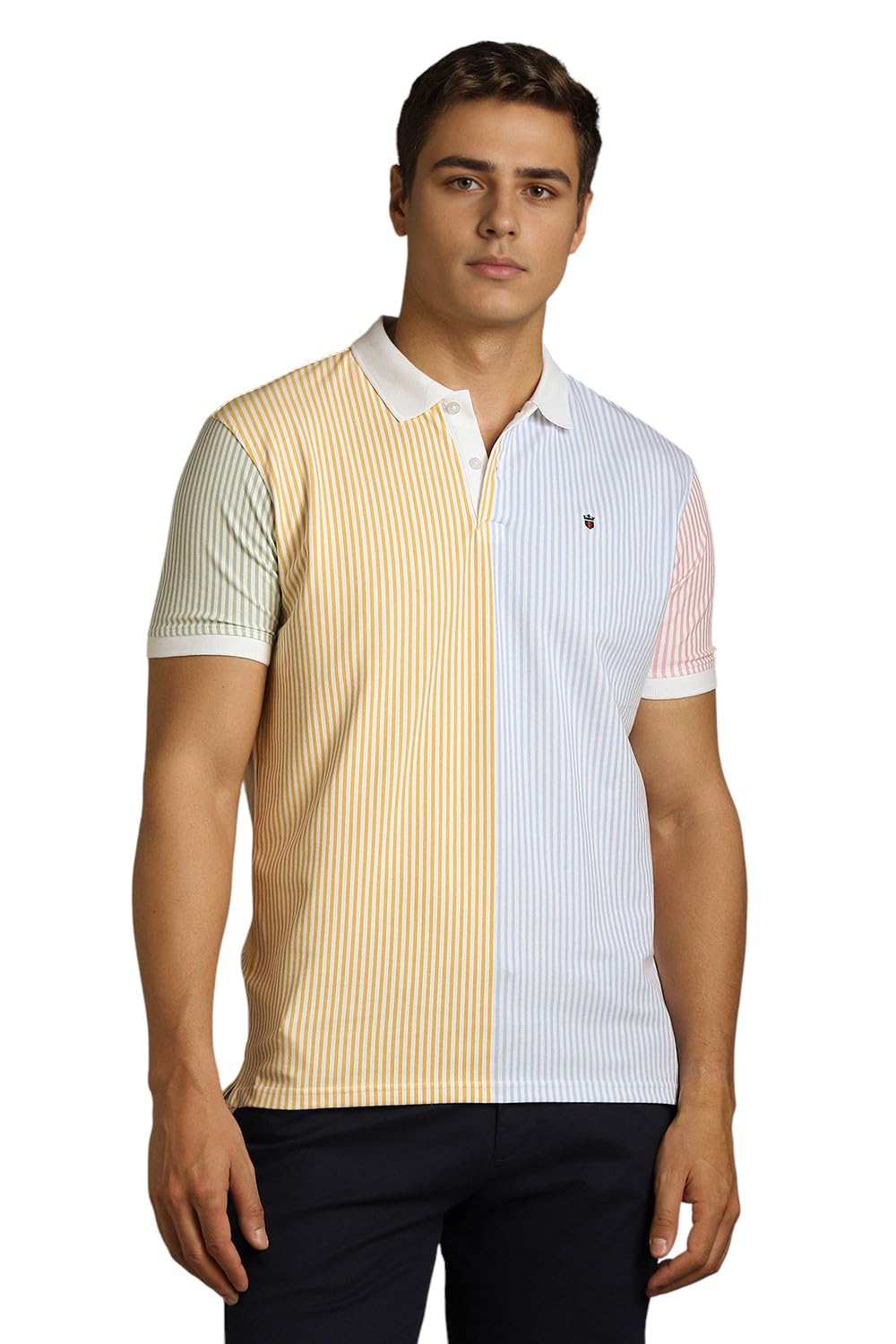 Men's Striped Slim Fit T-Shirt-image-12