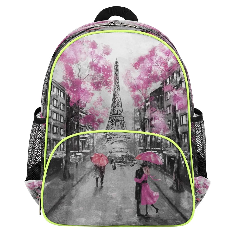 Sac à dos enfant Tour Eiffel mignon et léger pour l'école
