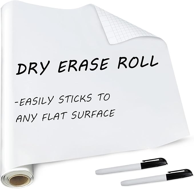 T&W SAME FILM Whiteboard Sticker for WallWhite Board Dry EraseWhiteboard Stick On