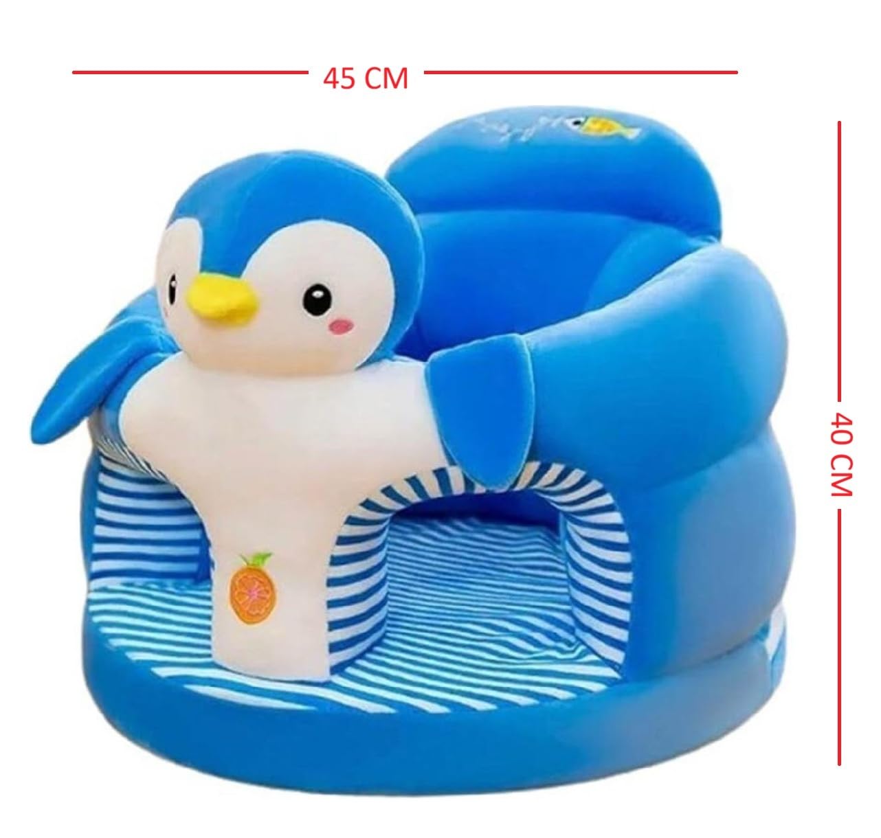 FLOATING DREAMS Baby Sofa Seat Or Rocking Chair for 0 to 3 Years Kids Supporting Training Seat for New Baby Born Babies & Girl Playing Sofa Soft Plush Cushion for Birthday Gift & Room Decoration 4