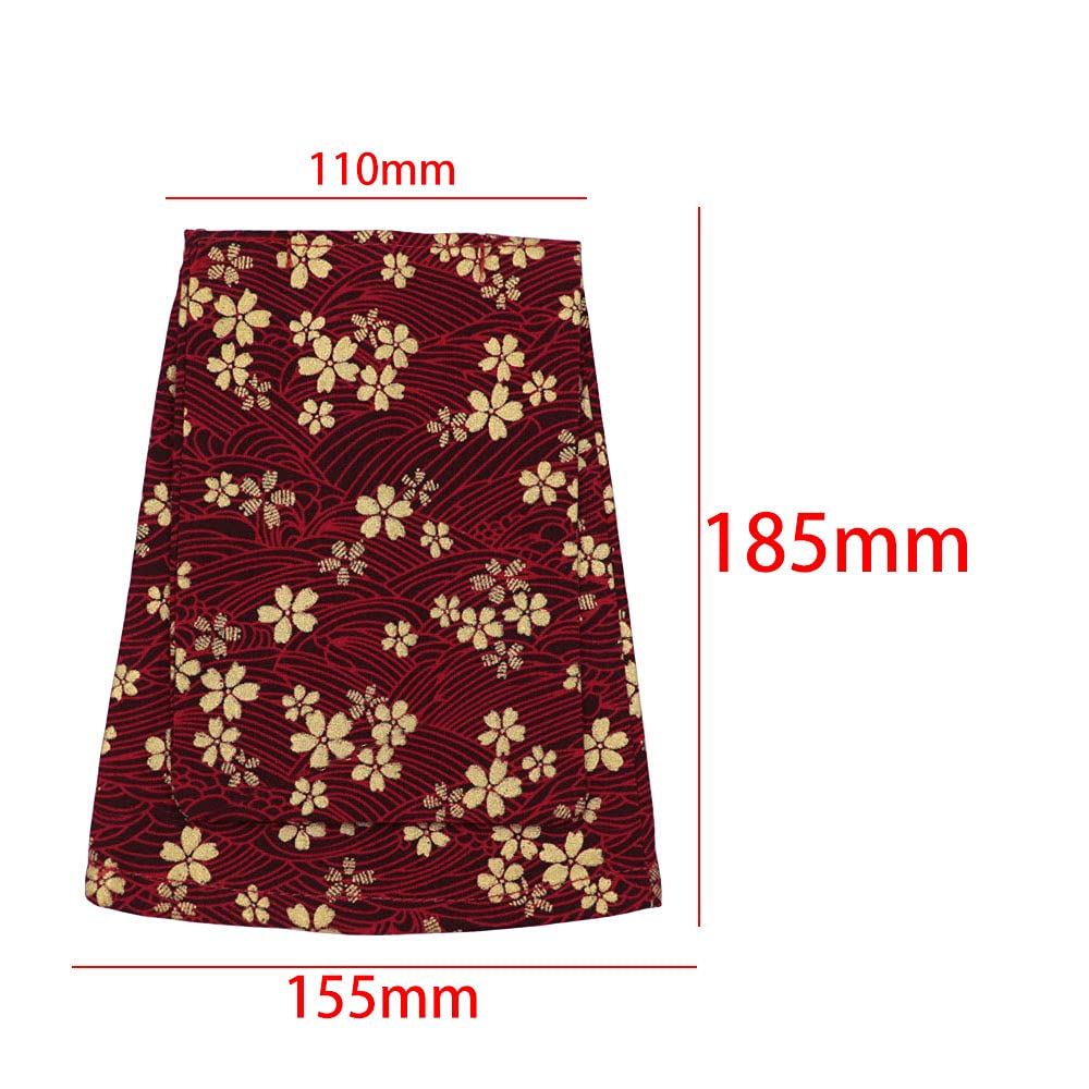JDM Red Flower Wave Cherry Blossom Sakura Shift Boot Cover Universal at/MT