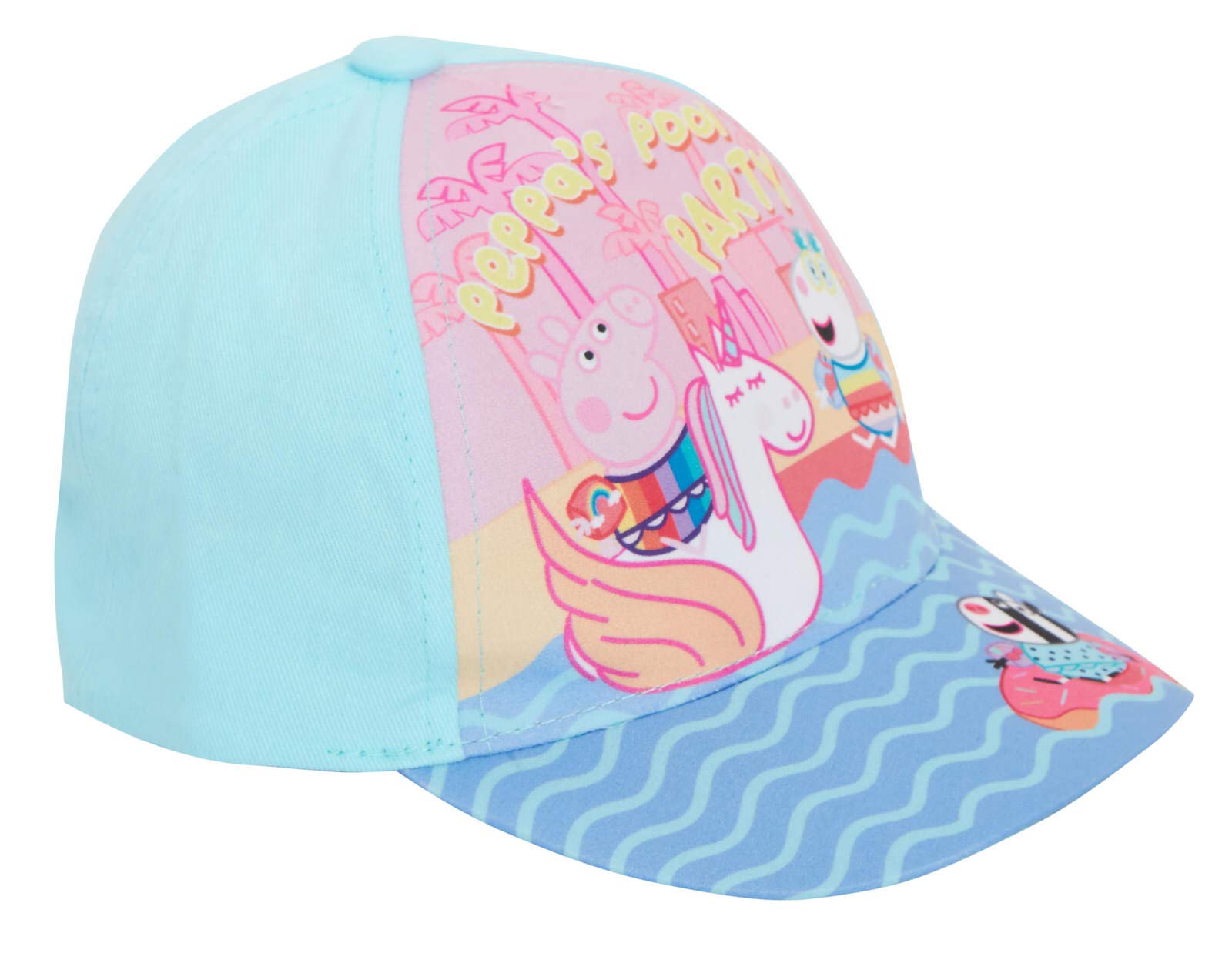 Peppa Pig Girls Baseball Cap Blue 54cm