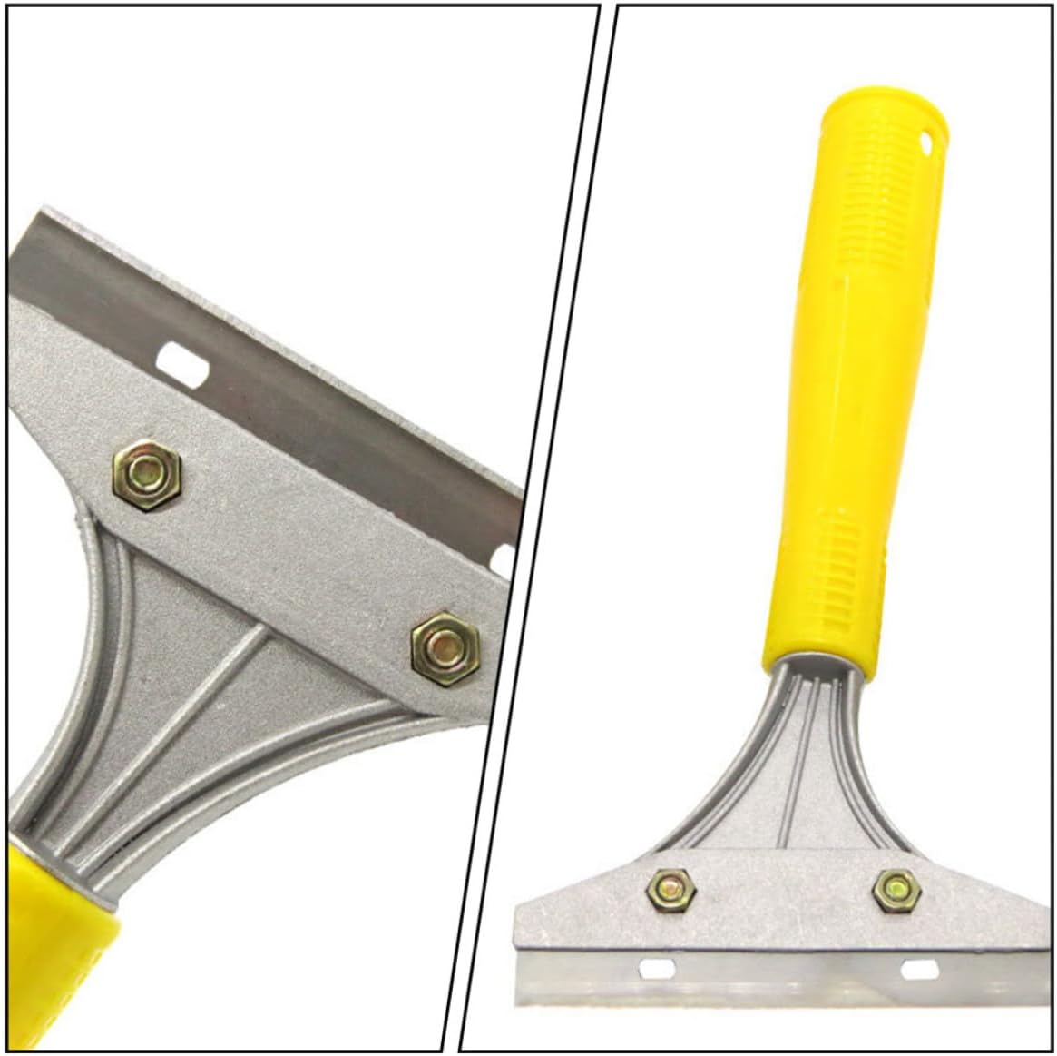 CHILDWEET 4pcs Aluminum Alloy Scrapers for Cleaning and Wallpaper Removing, Precision Scraping Tools with Sturdy Blades, Multi-purpose Wall Cleaning Tools for Home and Professional Use