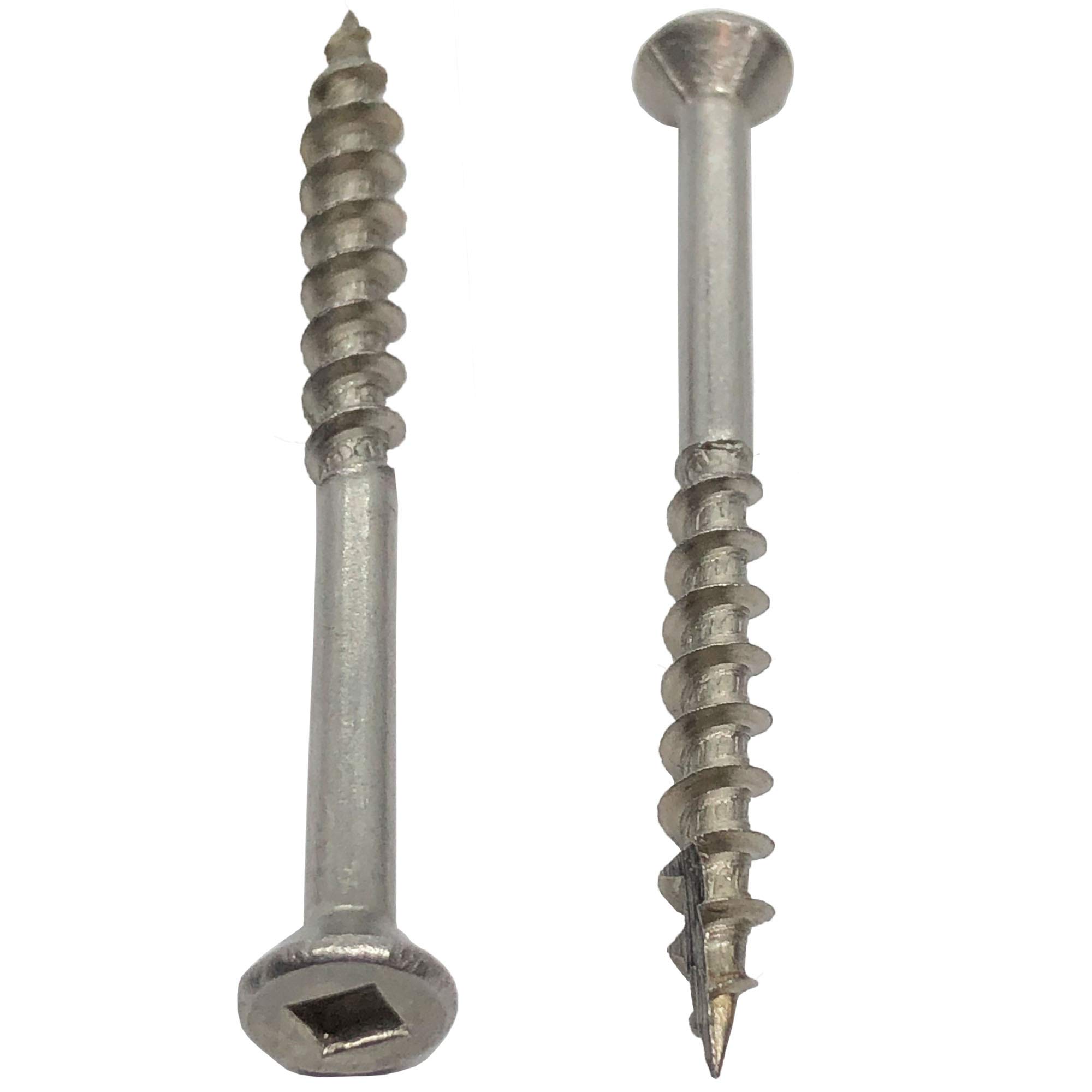 FM FastenMon #10x3-1/2 Stainless Steel Deck Screws, 304 Grade, 300 PCS, T25 Star Drive Bit