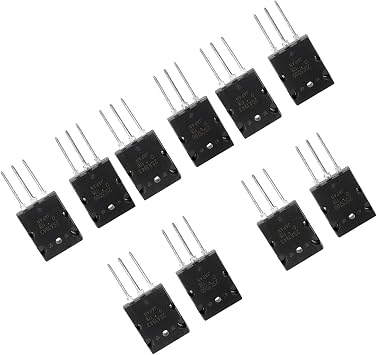 Fafeicy 5 Pair 2SA1943/2SC5200 Audio Transistors High Power Matched Power Transistor