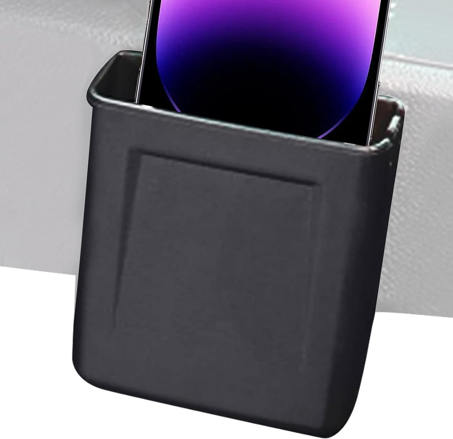 Car Phone Storage Box Space-Saving Lightweight Compact Portable Convenient